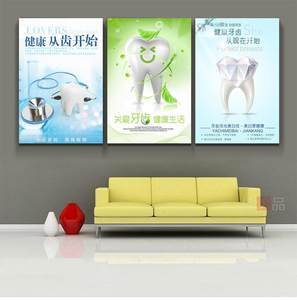 3D种植牙装饰画 点亮口腔诊所的艺术美学